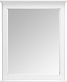 ASB-Woodline Зеркало Венеция 70 белое патина серебро – фотография-1